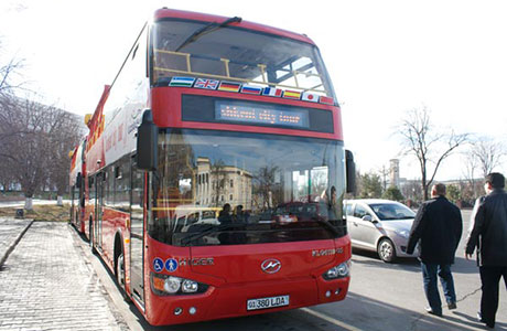 Double-deckers to provide services to tourists in Samarkand