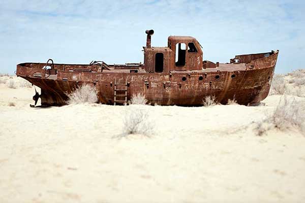 Silk Road and Aral Sea